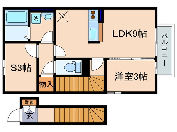 ロ－ズコ－トハイツ木村の物件間取画像